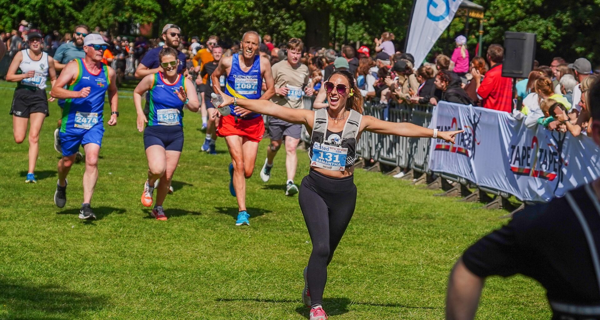 Runners at the start line of the 2025 Orsted Great Grimsby 10k.