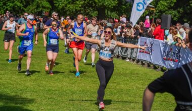 Runners at the start line of the 2025 Orsted Great Grimsby 10k.