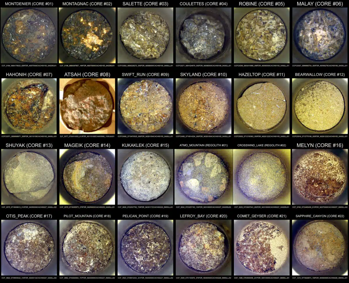 A Look At The Core Samples Collected So Far