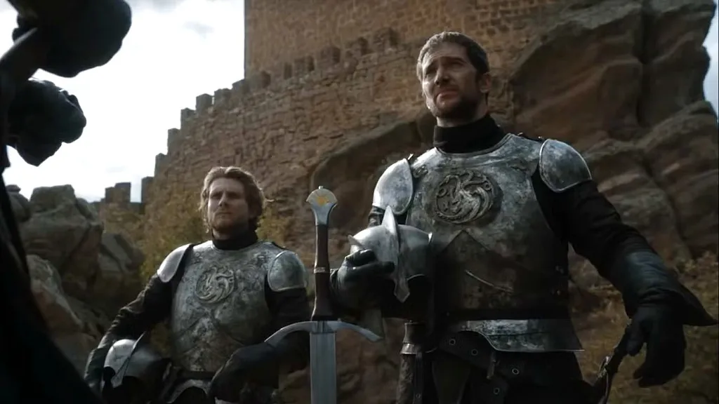 Ser Arthur Dayne outside the Tower of Joy in Game of Thrones