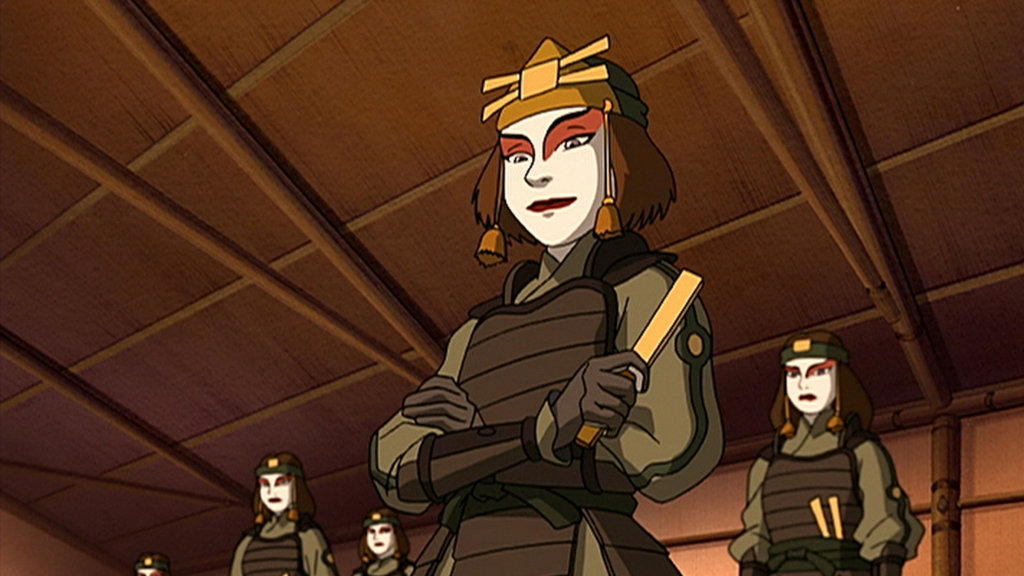 Suki and the Kyoshi Warriors in Avatar: The Last Airbender