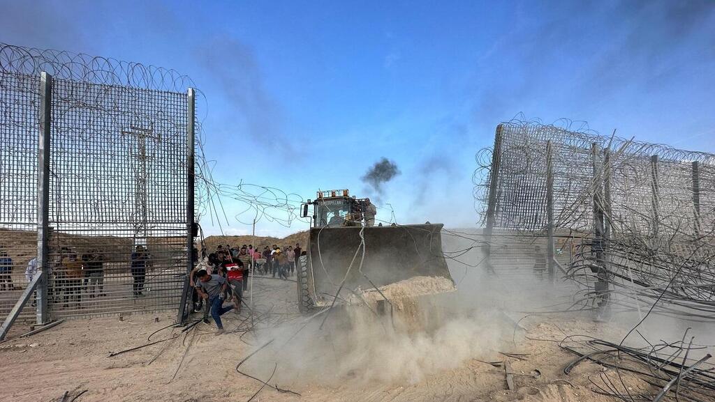 פריצת הגדר בגבול עזה