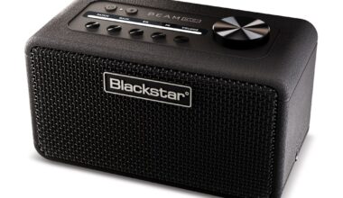 The Blackstar BEAM MINI harnesses a tube-driven feel in a digital desktop amp format – with plenty of amp models and even ISF control