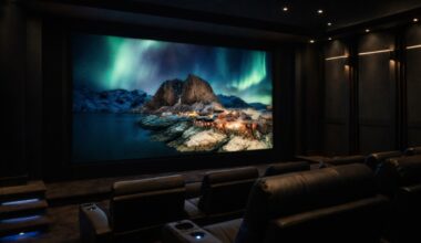 Barco Residential Runar Video Wall LED being used at ISE 2026 for the Luxury Immersion Cinema demo as baseline for DCI-grade LED video for immersive audio