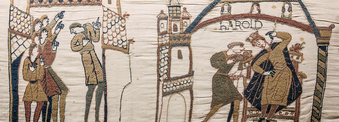 The oldest known depiction of Halley’s Comet on the Bayeux Tapestry. Credit: Wikimedia Commons