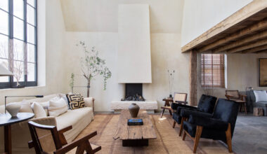 Cathedral ceilings give this Notting Hill apartment a lift