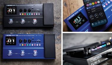 Boss makes a splash ahead of NAMM with new GX-1 and GX-1B multi-effects units, plus a new busker-friendly Roland Cube Street amp