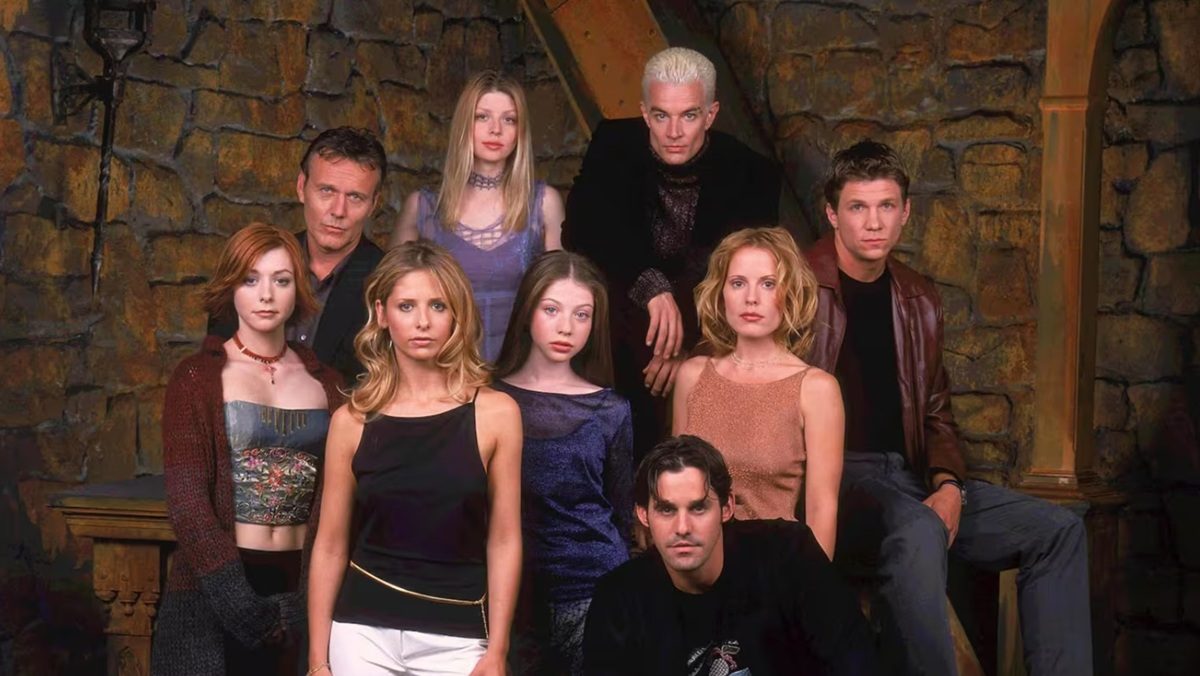 The cast of Buffy the Vampire Slayer season 5.