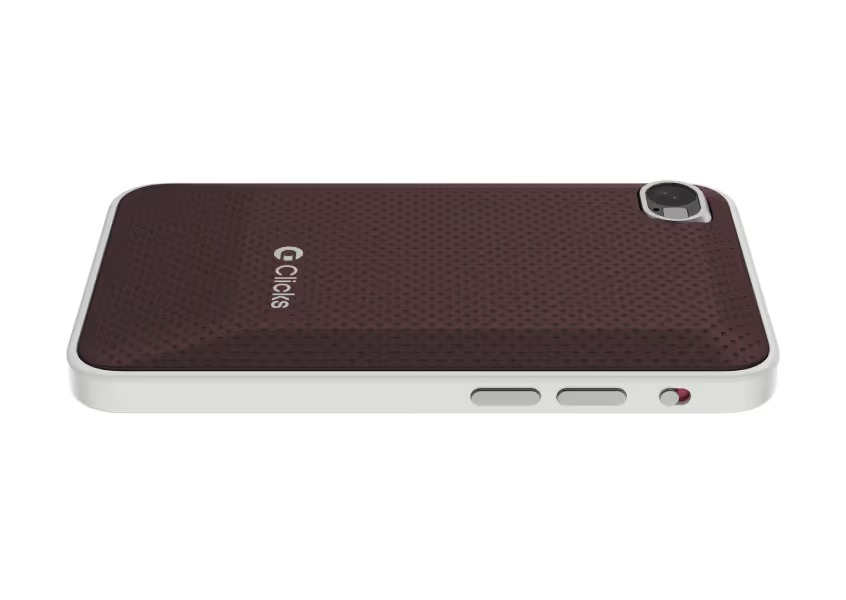 Clicks Communicator back panel showing its camera