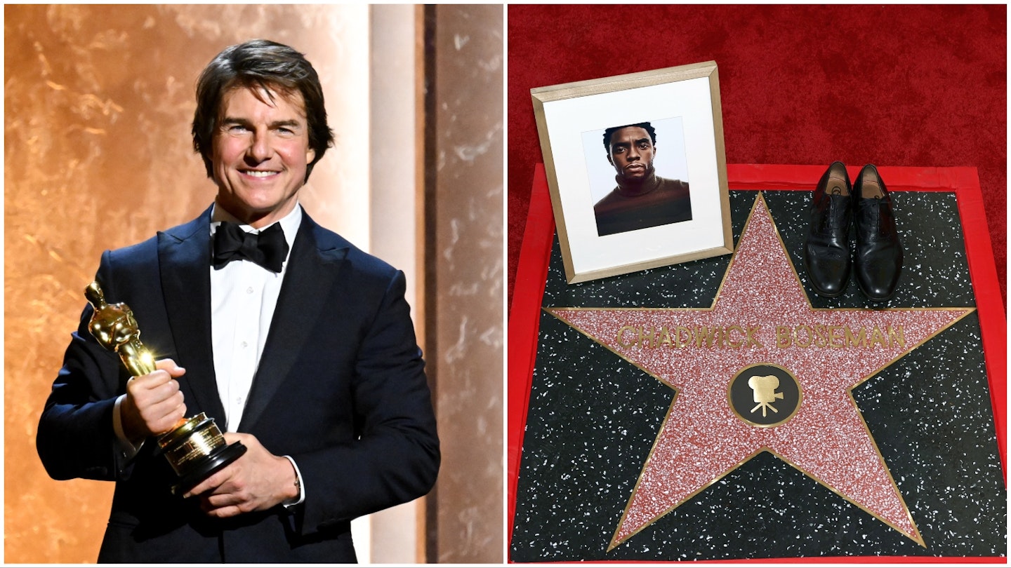 Chadwick Boseman and Tom Cruise