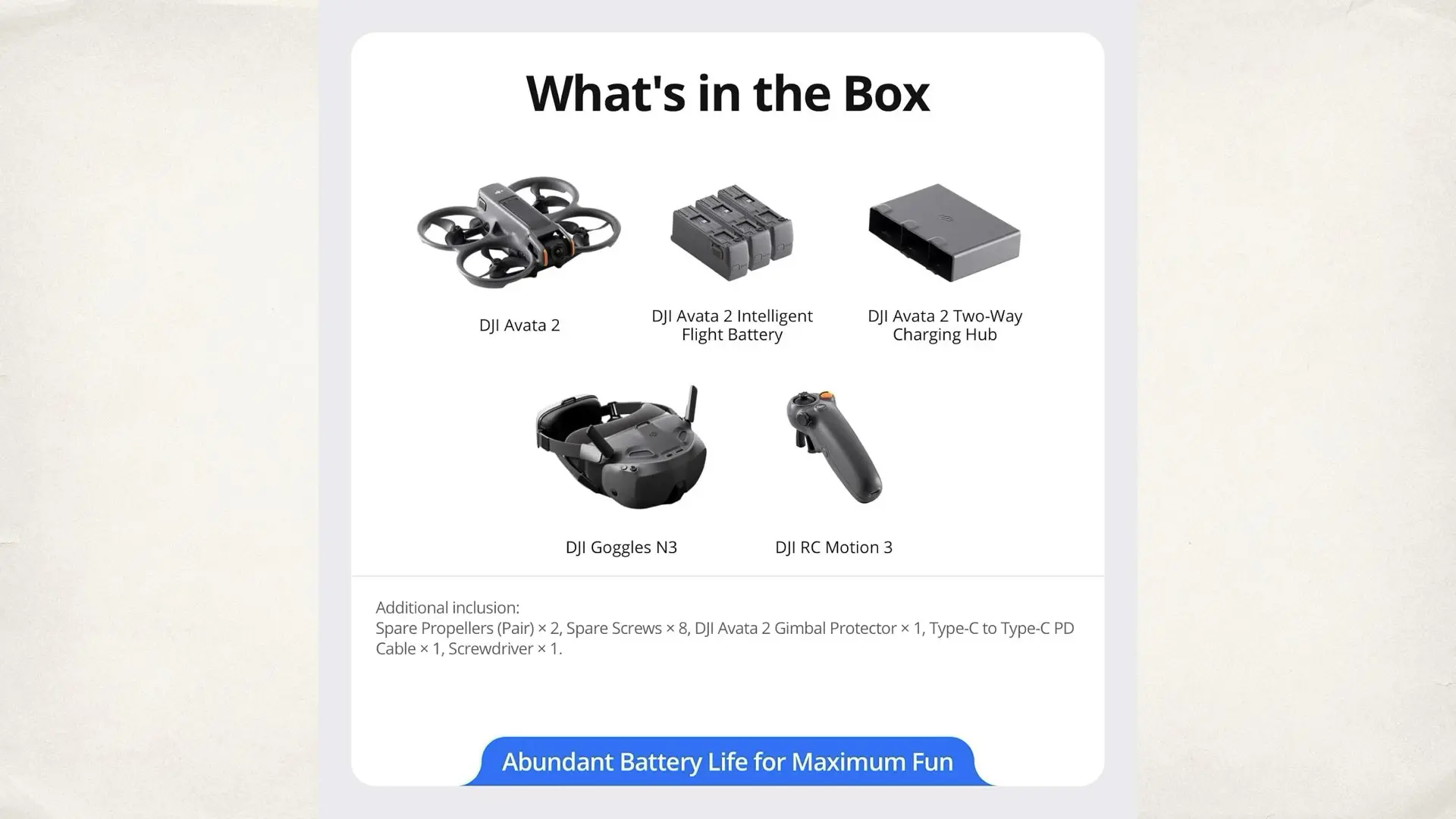 DJI Avata 2 Fly Smart Combo