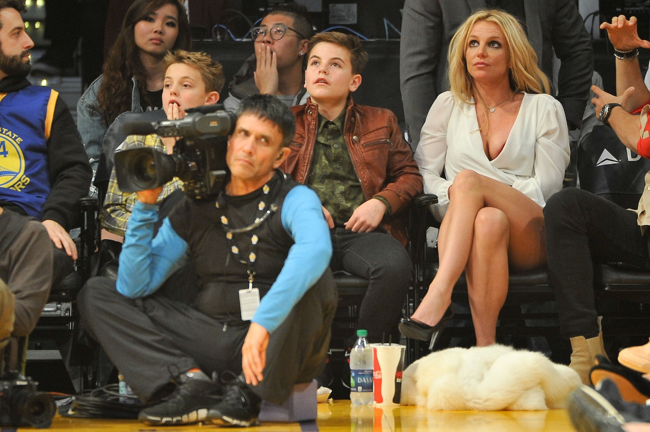 Britney Spears with sons