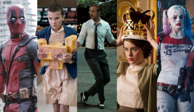 Deadpool (2016), Stranger Things season one, La La Land, The Crown season one and Suicide Squad