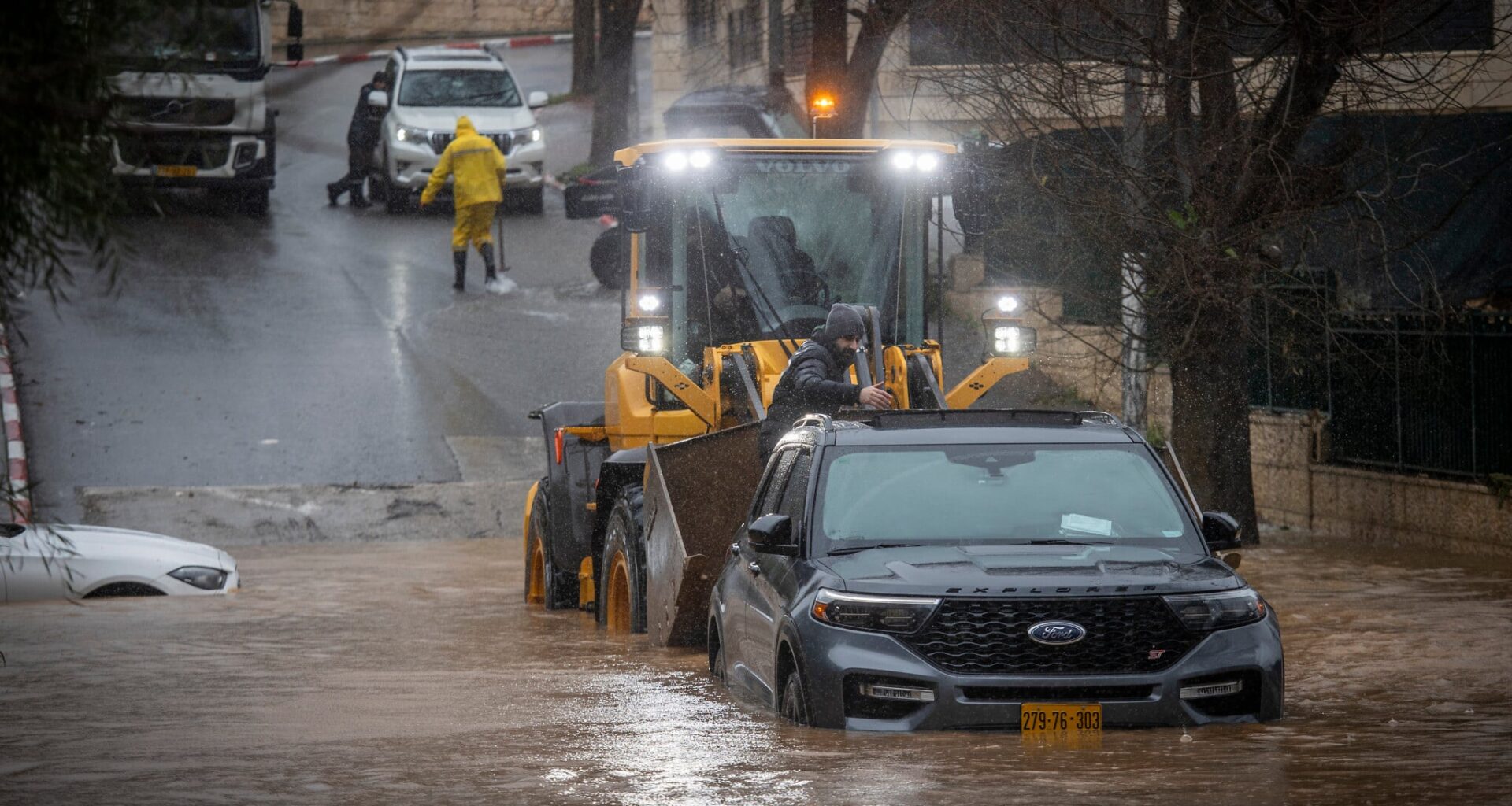 Jerusalem woman dies, teen missing, as winter storm lashes Israel with wind and rain