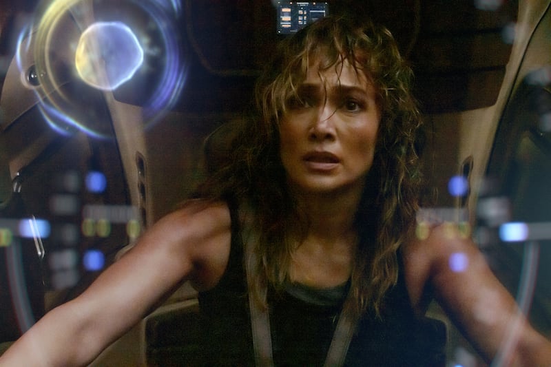 Jennifer Lopez in the title role in Atlas. Photograph: Ana Carballosa/Netflix