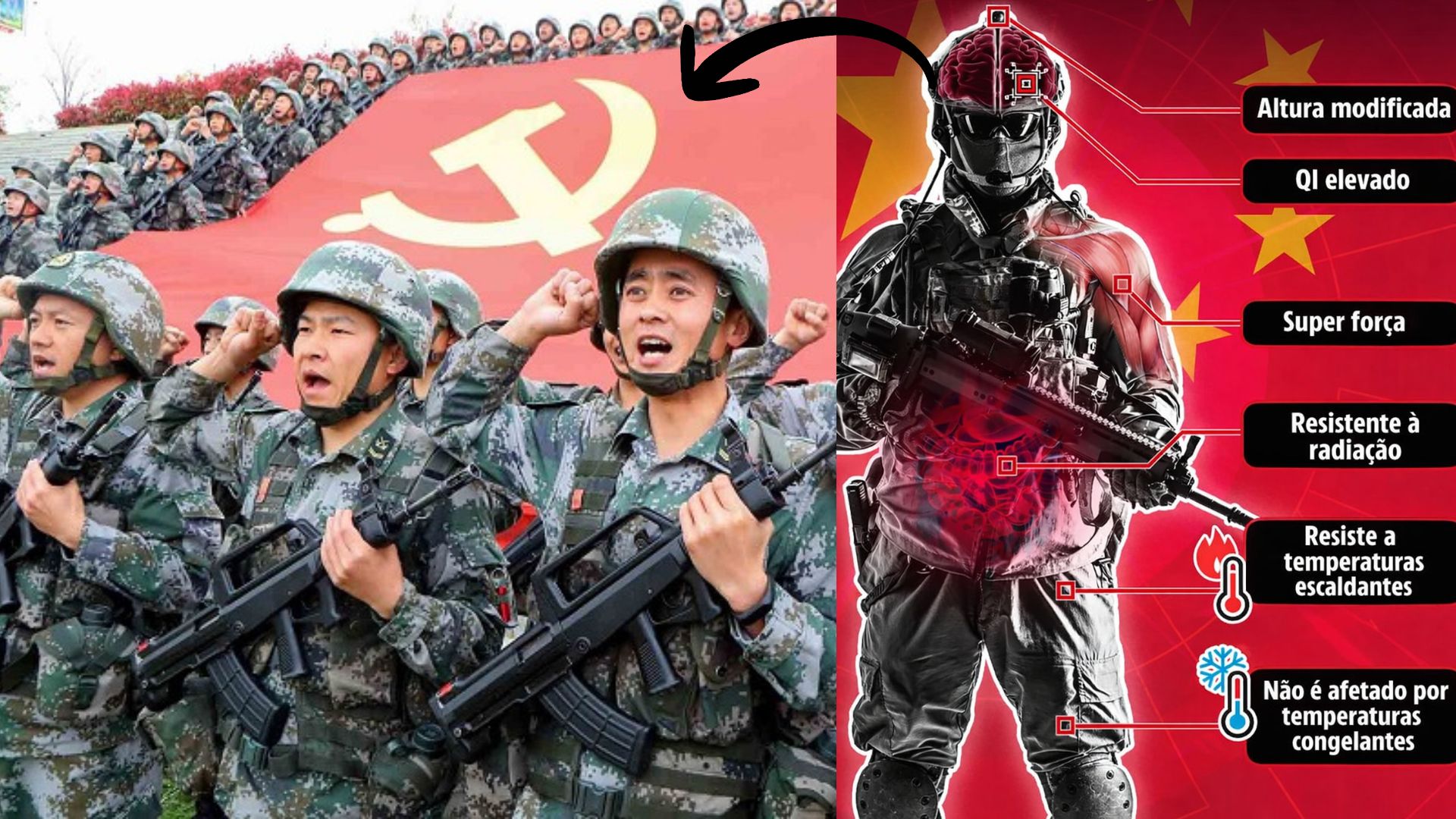 Suspicions about Chinese supersoldiers reignite global alerts involving military biotechnology, genetic data, and strategic balance.