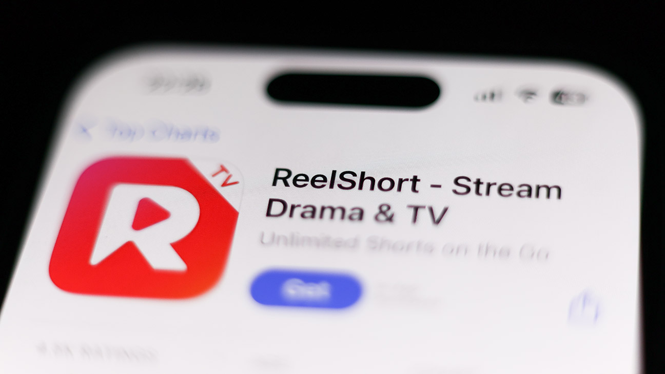 ReelShort on App Store displayed on a phone screen is seen in this illustration photo taken in Krakow, Poland on September 14, 2025.