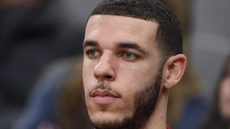 Cleveland Cavaliers guard Lonzo Ball during an NBA game.