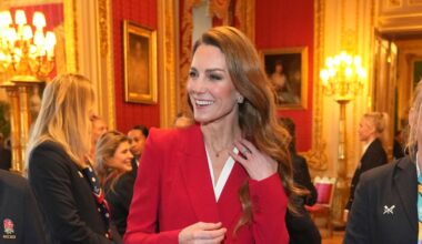 Kate Middleton Dressed the Part to Meet the Red Roses Rugby Team