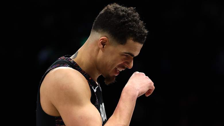 Michael Porter Jr. #17 of the Brooklyn Nets is the subject of NBA trade rumors.