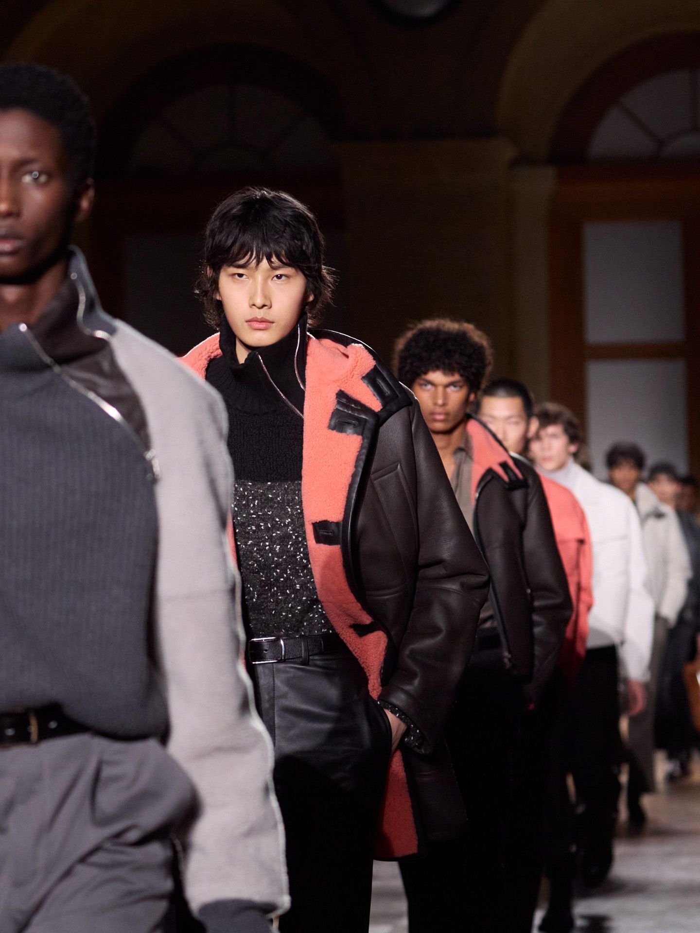 Image may contain Kim Jongkook Clothing Coat Jacket Adult Person Fashion People Face and Head