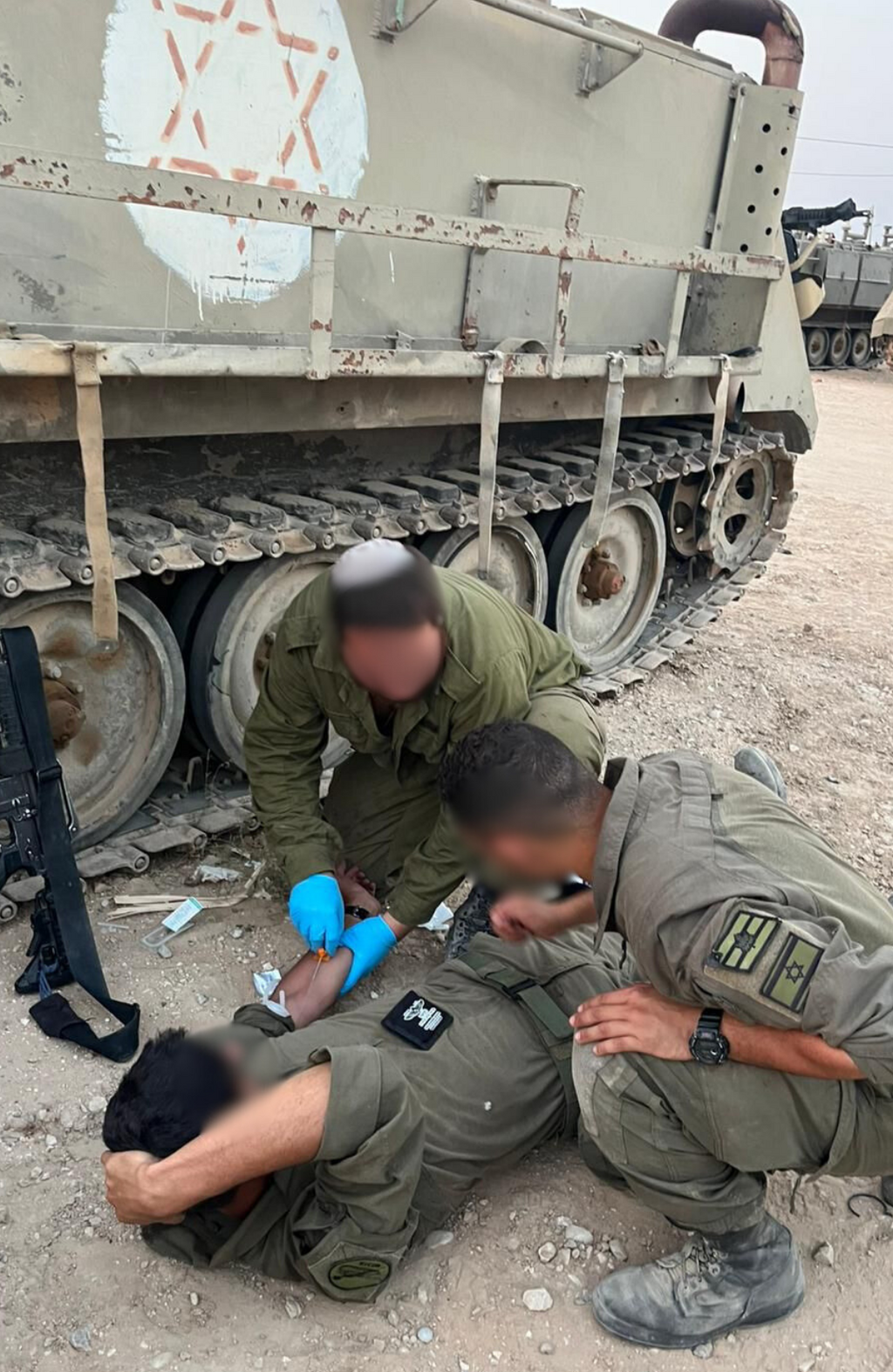 דובר צה"ל פצועים עזה סמל ל' רב"ט ג'  - איכות טובה