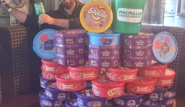 Burnham-On-Sea pub’s recycling project turns plastic tubs into charity cash