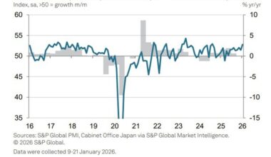 Japan PMI hits 17-month high as manufacturing returns to growth