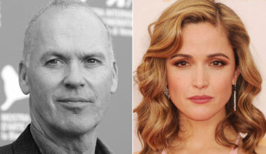 Michael Keaton and Rose Byrne