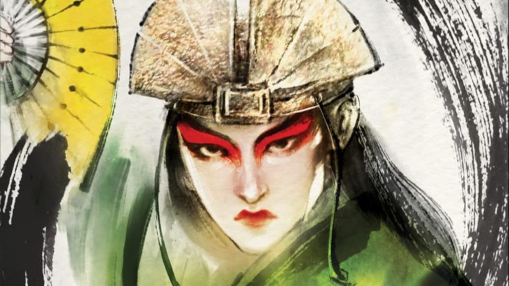 Avatar Kyoshi on the cropped cover of The Rise of Kyoshi novel
