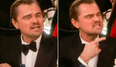 Leonardo DiCaprio was talking to Teyana Taylor in Golden Globes viral moment