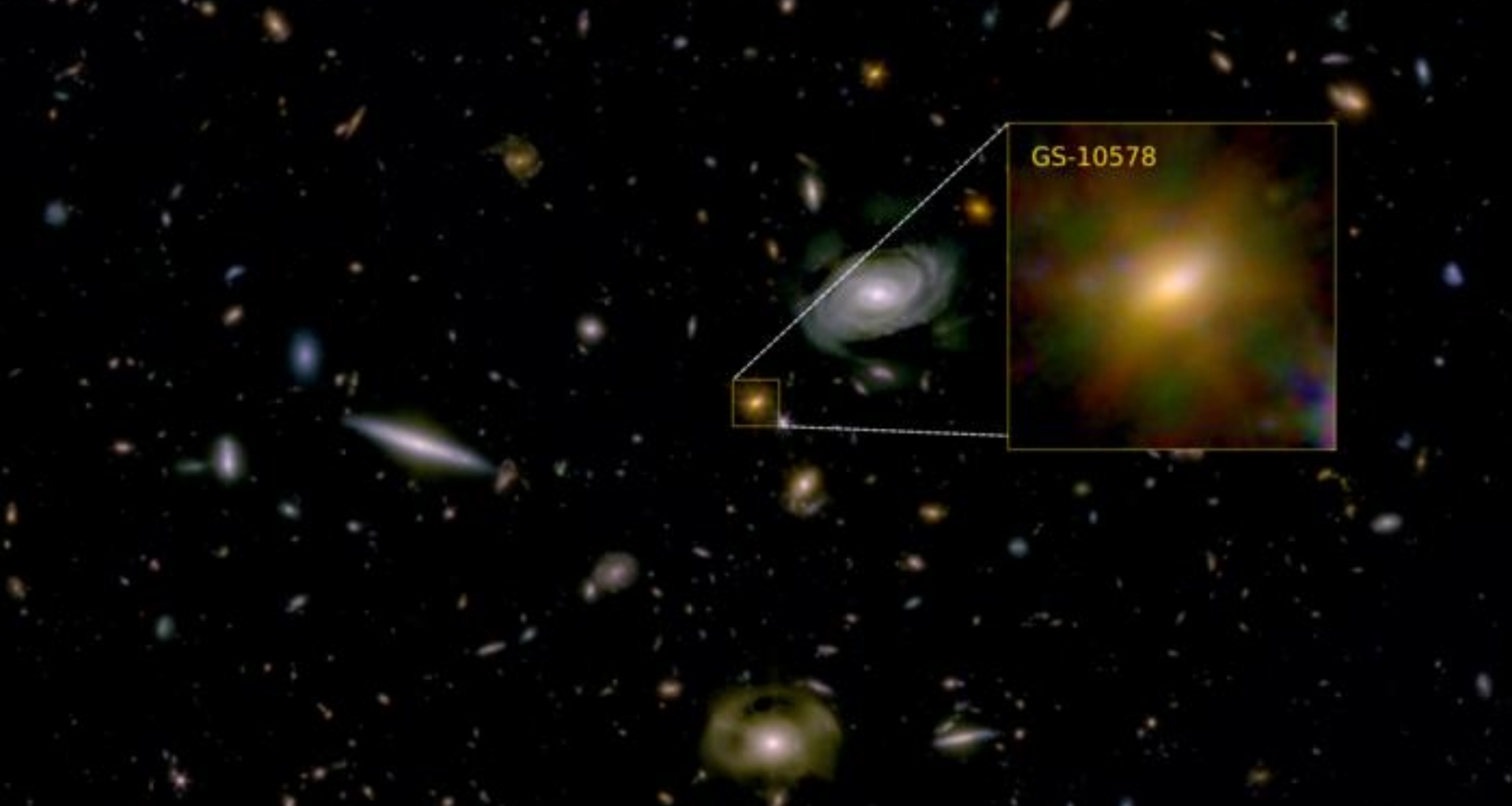 How a black hole starved a massive galaxy in the early universe