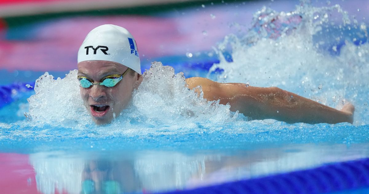 Global superstar Marchand becomes first World Aquatics Foundation ambassador