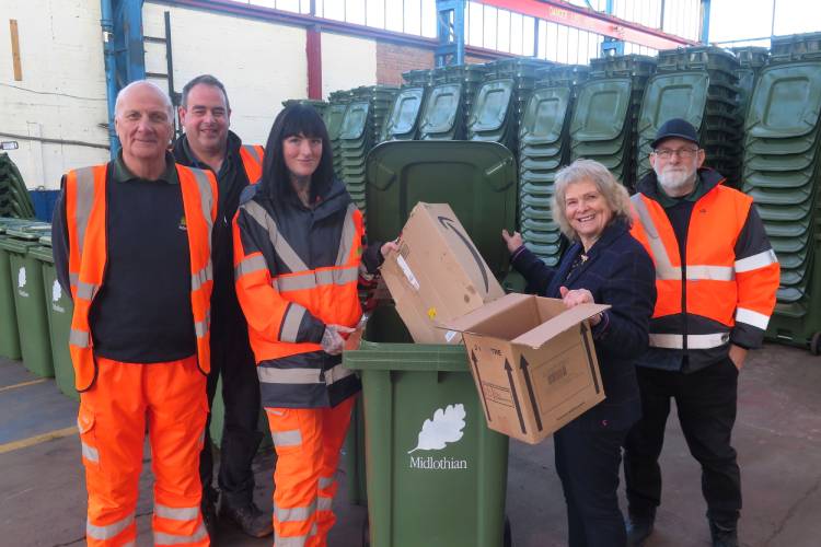 Midlothian Council Green Bins Jan 2026