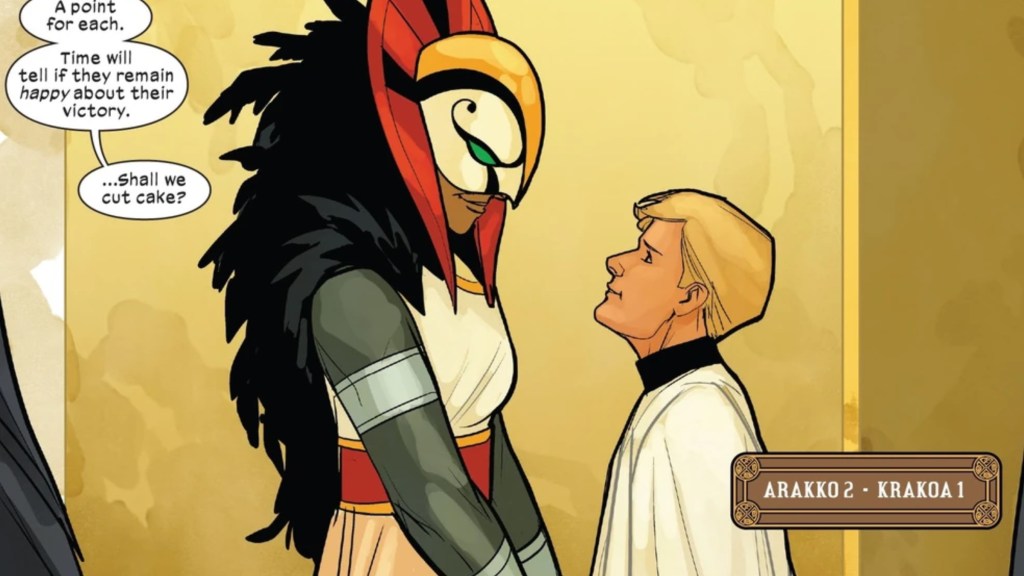 Doug Ramsey marrying Bei the Blood Moon