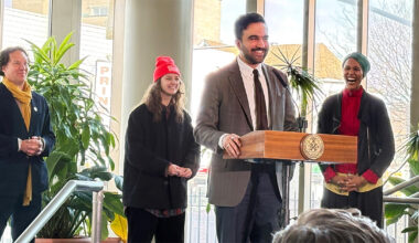 Mayor Zohran Mamdani Holds Press Conference at Brooklyn College After Handing Out "Under the Radar" Theater Festival Tickets