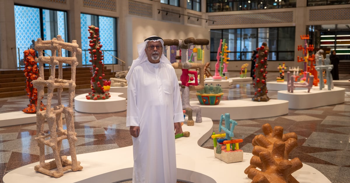 Papier-mache plantation: Inside Mohamed Ahmed Ibrahim’s forest-inspired exhibition in Abu Dhabi