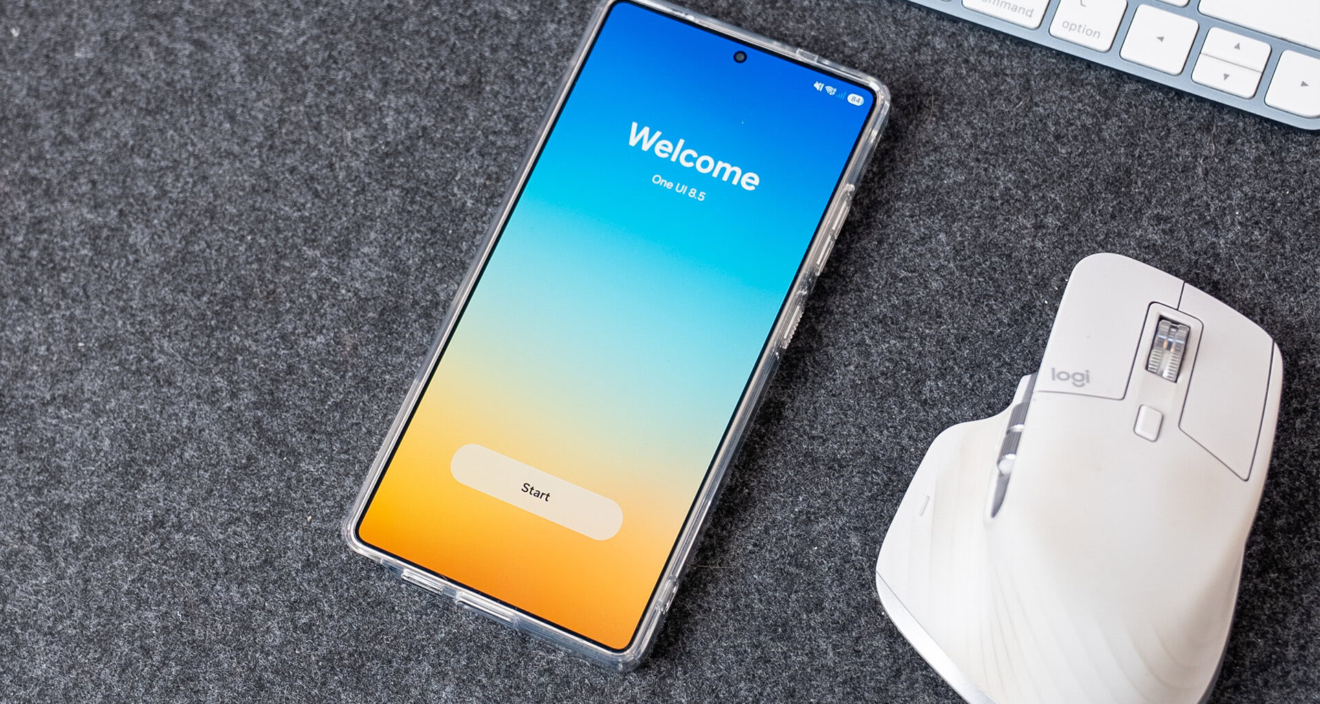One UI 8.5 Splash screen lay down