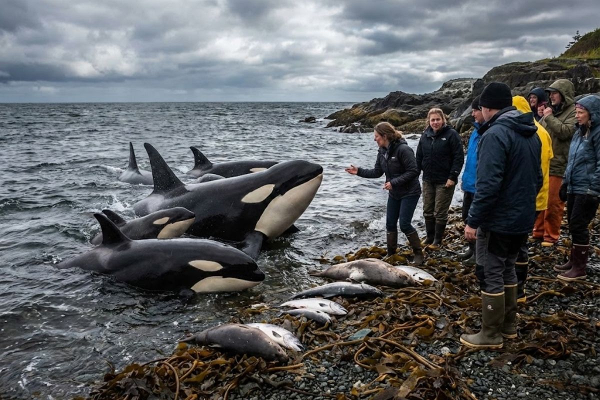 Wild orcas exhibit new behaviors in their interactions with humans, revealing animal curiosity and high marine intelligence in the oceans.