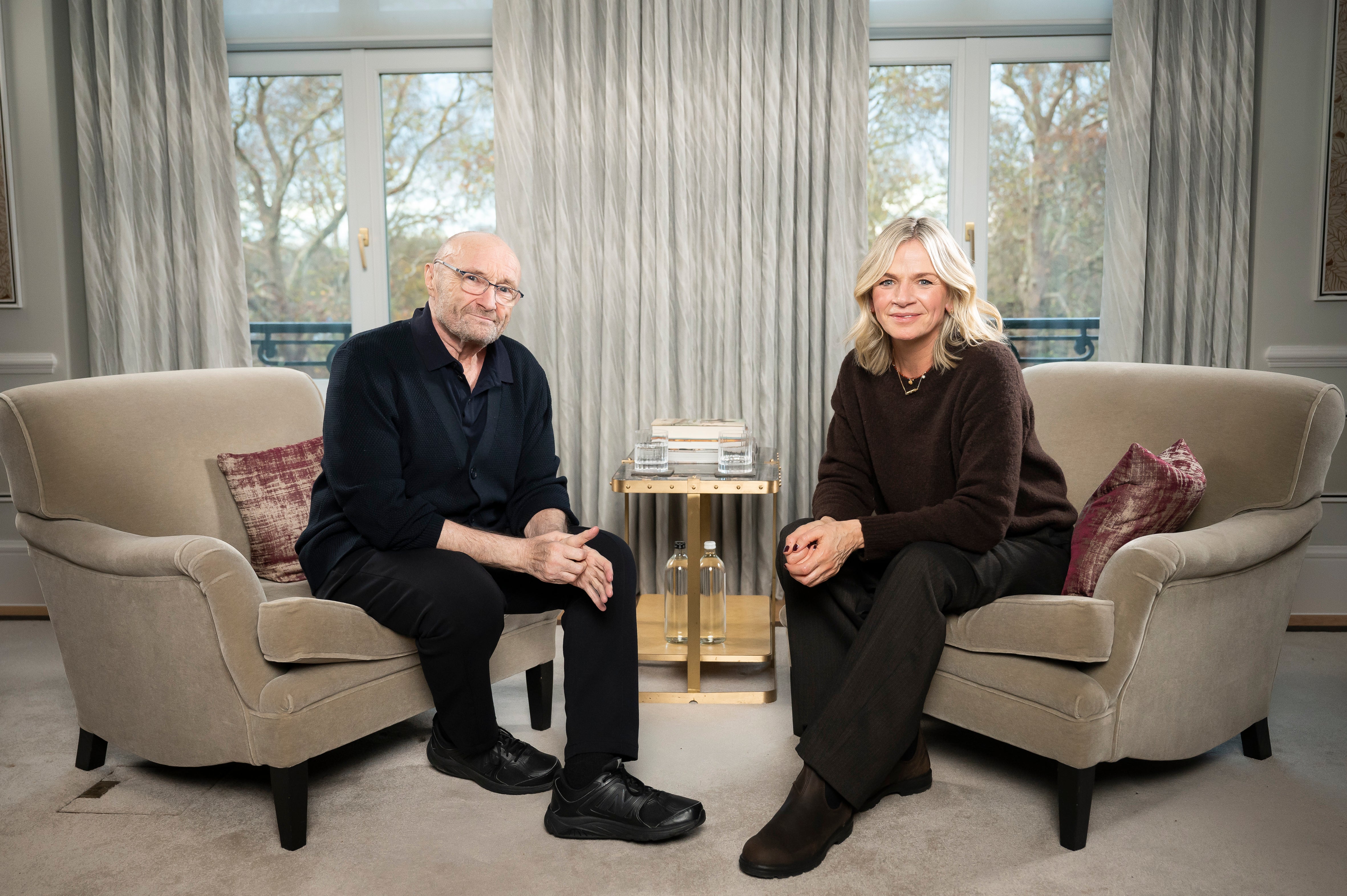 Phil Collins opened up about his life, career and health in a new interview with Zoe Ball