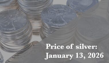 Current price of silver as of Tuesday, January 13, 2026