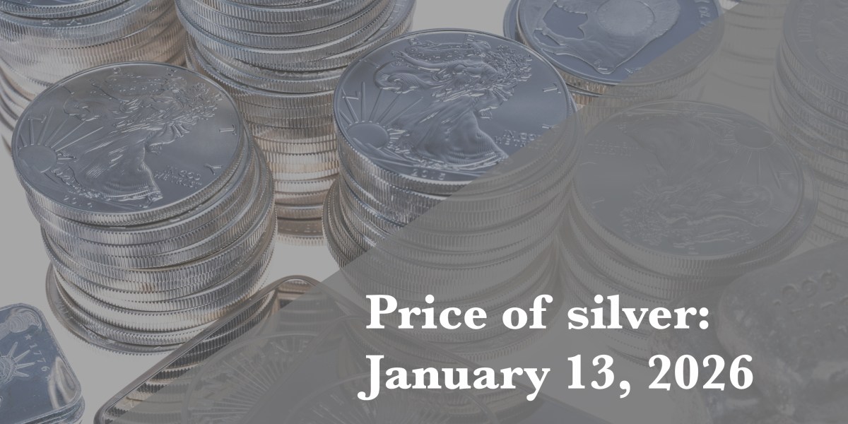 Current price of silver as of Tuesday, January 13, 2026