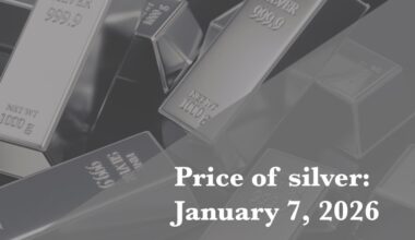 Current price of silver as of Wednesday, January 7, 2026