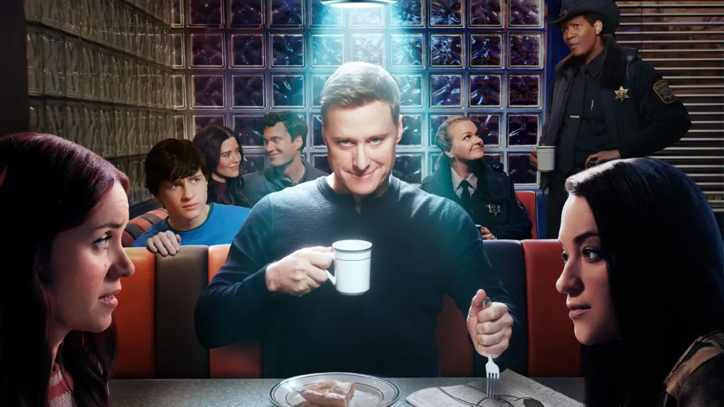 A promotional image for the TV show Resident Alien