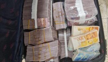 two Palestinians arrested trying to smuggle 12M shekels to terror