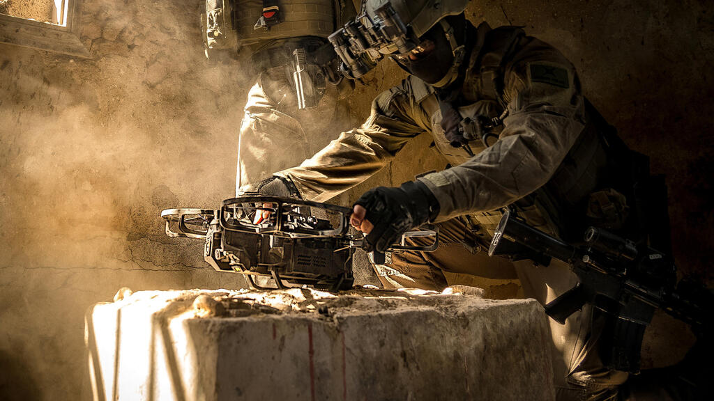 הפעלת רחפן של Xtend בשטח