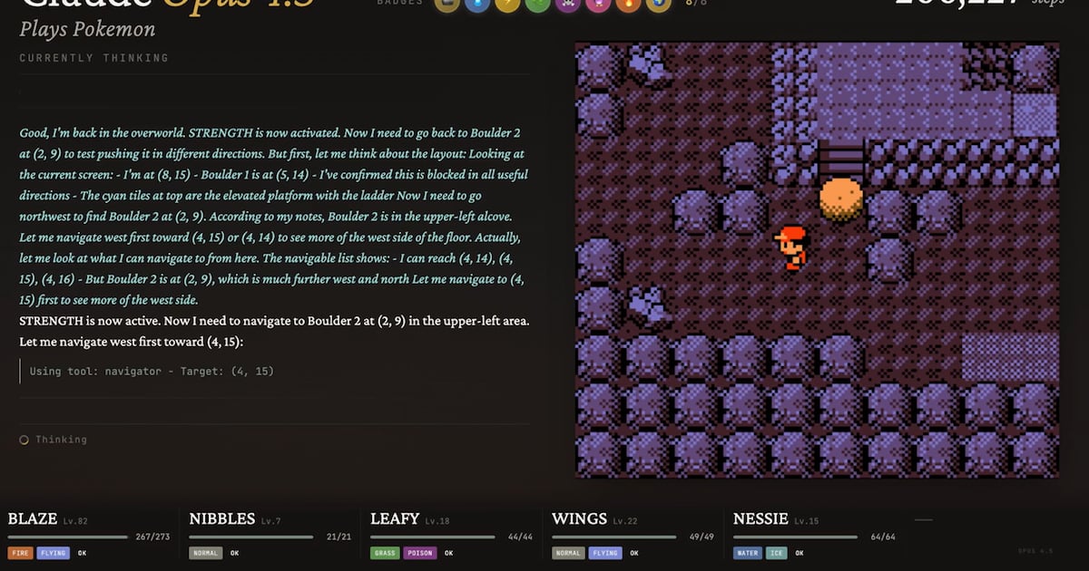 Top AIs Struggle with 1990s Pokémon in Planning Tests - 조선일보