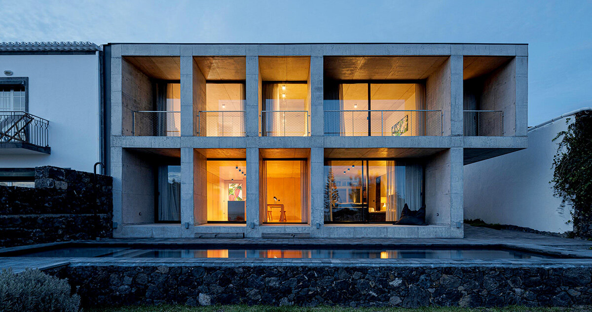 SO arquitetos' coastal portuguese home is a grid of framed views
