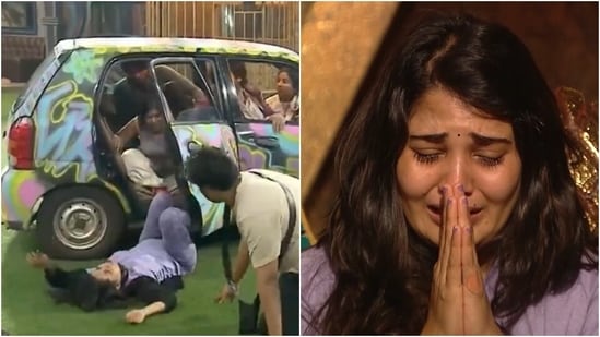 Sandra seemed adversely affected after Paaru and Kamarudin shoved her out of a car during a task. 