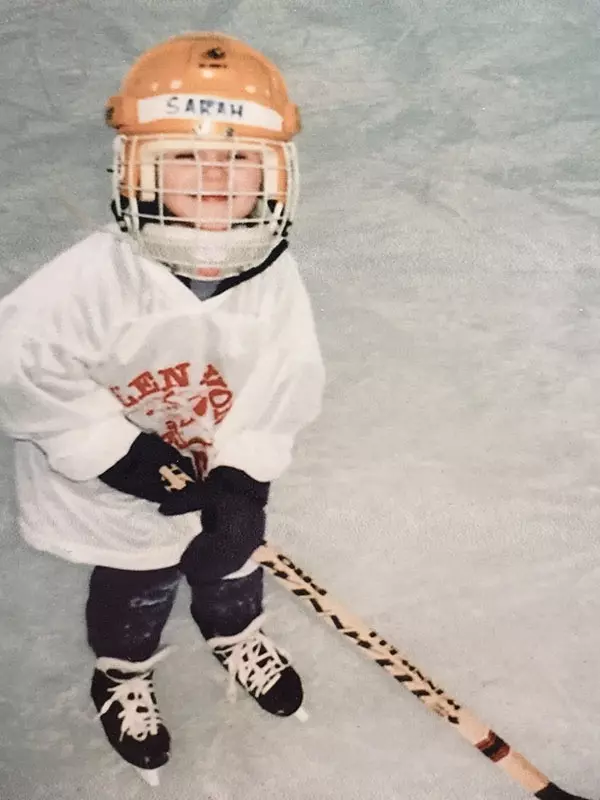 Sarah Buckner began playing hockey at 4 in her hometown of Duluth, Minnesota. (Photo courtesy of Sarah Buckner)